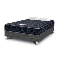 Cama Paraíso Cónsul Negra 2 Plazas