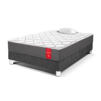 Cama Paraíso Su Majestad 1 Plaza Charcoal