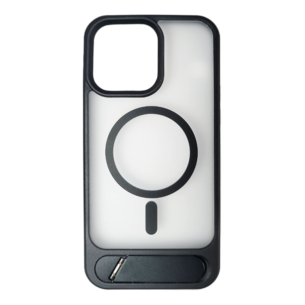 Case iPhone 13/14/15 Case Con Soporte Negro