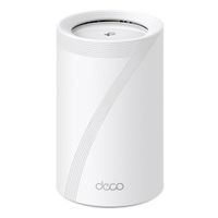 Sistema Mesh TP-Link Deco BE65 BE11000 Wi-Fi 7, 5760 Mbps en 6GHz, 4320 Mbps en 5GHz y 574 Mbps en 2.4 GHz, 4 puertos, cobertura 428m2, blanco
