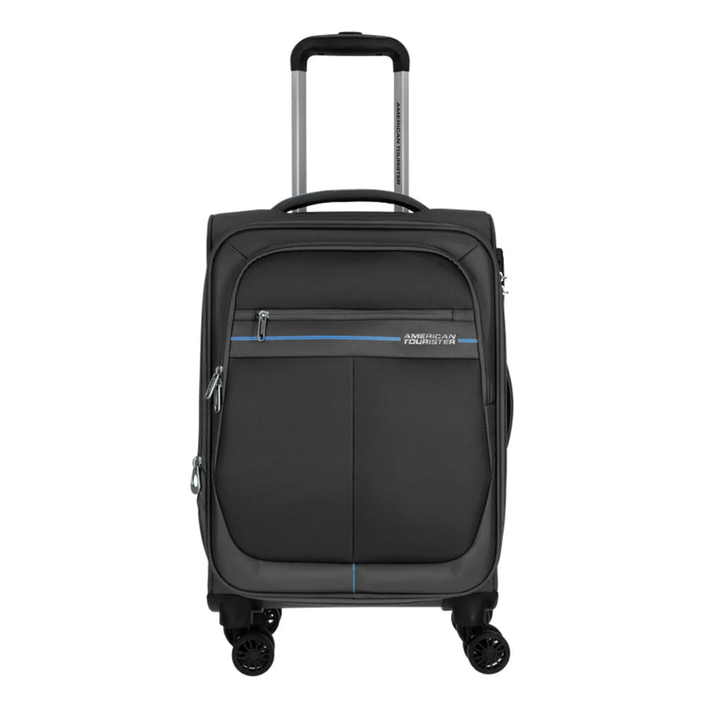 Maleta de cabina American Tourister Skyland 4 ruedas, peso 2.89kg, negro
