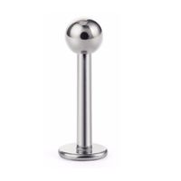 Piercing helix labret lóbulo tragus plateado 10mm