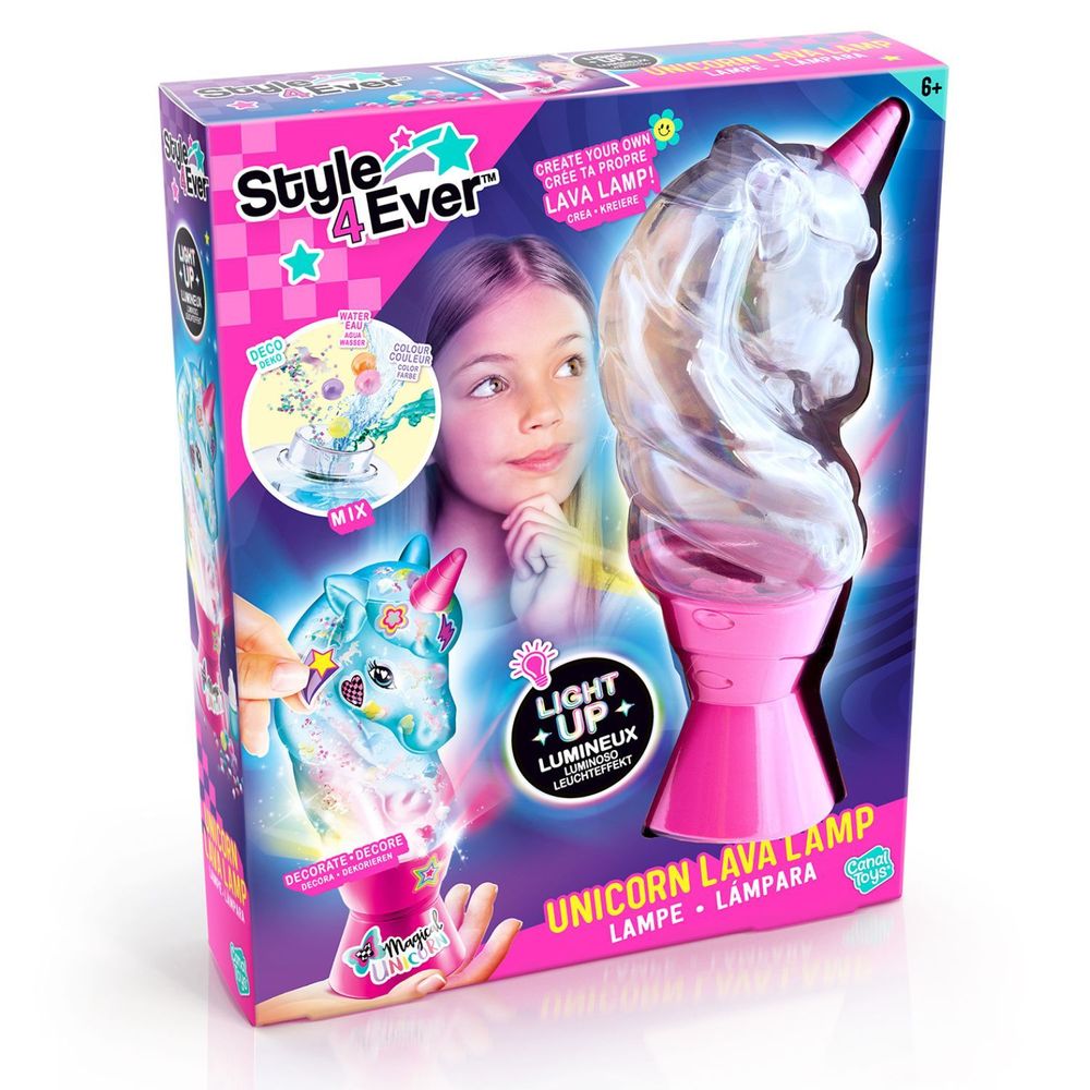 Lámpara De Lava Style 4 Ever Unicornio