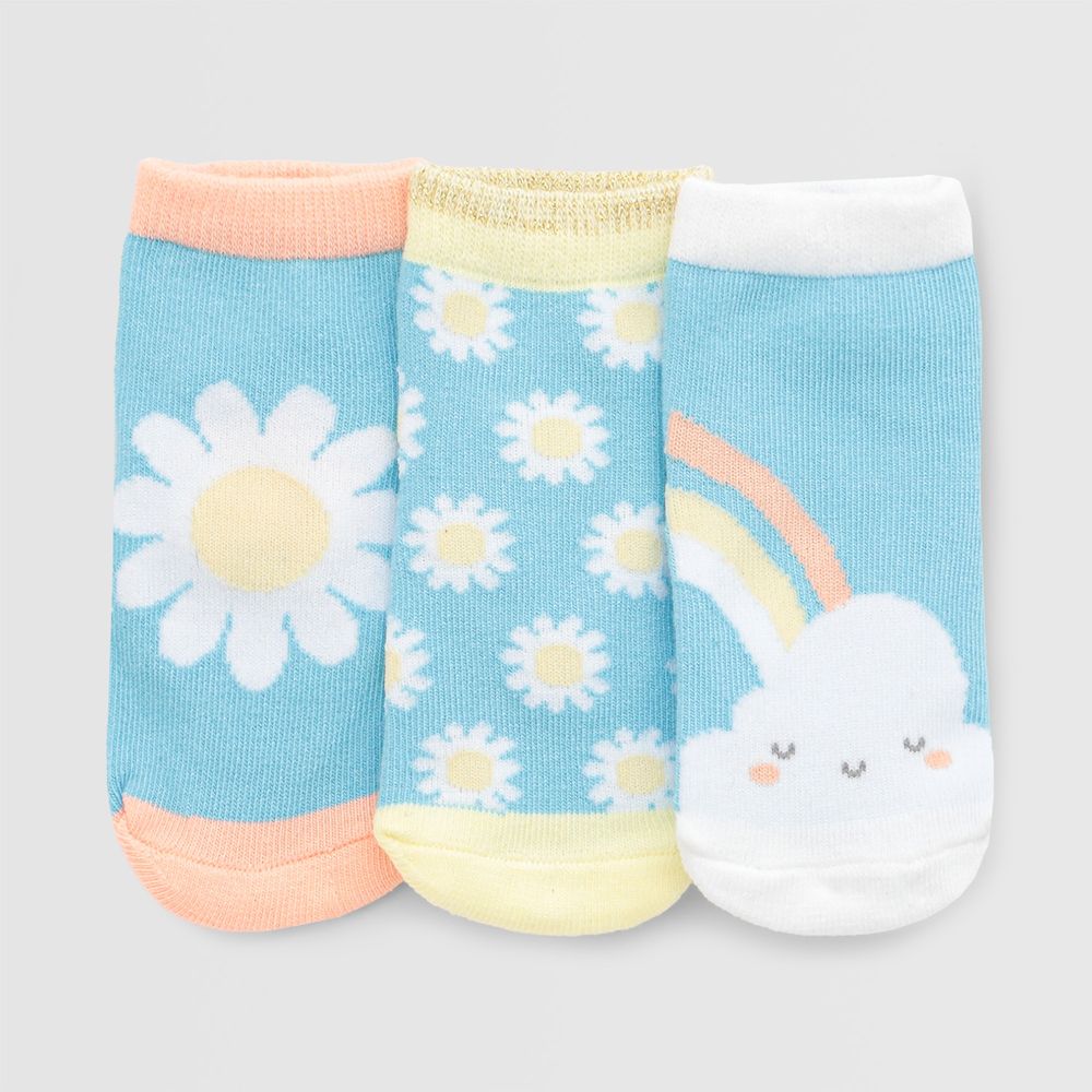 Medias Pack x3 Para Bebe Recién nacido Baby Circus Flower