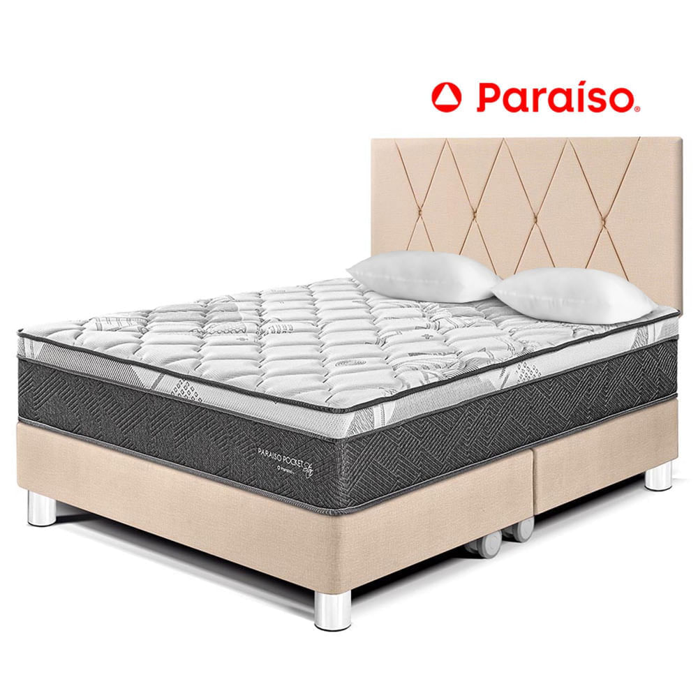 Dormitorio Pocket Star Queen Cabecera Loft Champagne