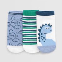 Medias Pack x3 Para Bebe Recién nacido Baby Circus Dino