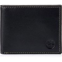 Billetera de Cuero Genuino Bifold Timberland Negro