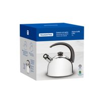 Tetera Tramontina con silbato de acero inoxidable 3 L