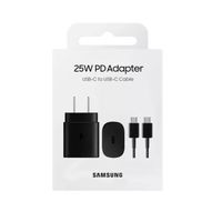 Cargador 25W Samsung USB C para A25 Original Negro