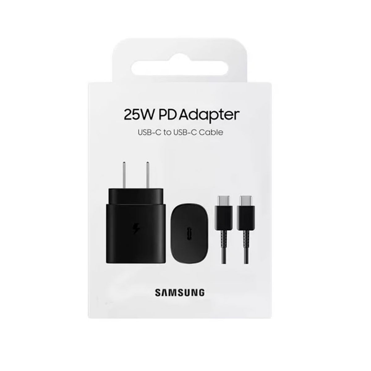 Cargador 25W Samsung USB C para S20 Plus Original Negro