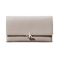 Cartera Crossbody Calvin Klein Slim Archive Hardware - Beige