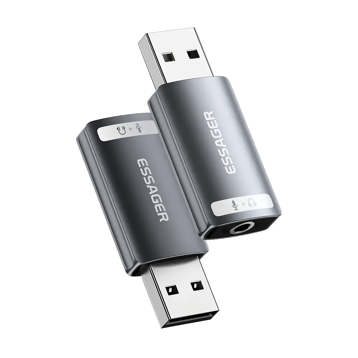 Tarjeta De Sonido Externa USB A 1 Entrada Jack Essager