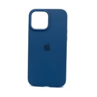 CASE DE SILICONE DE IPHONE 14  - COLOR AZUL OSCURO