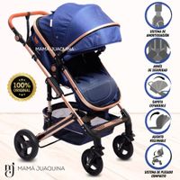 Coche Moisés «BELLE» Azul