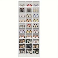 Zapatera de Melamina Blanco 65cm
