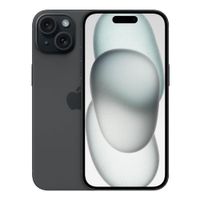 iPhone 15 128GB, 6GB ram, cámara principal 48MP + 12MP, frontal 12MP, 6.1"", negro