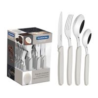 SET DE CUBIERTOS X24 PIEZAS CARMEL -TRAMONTINA BLANCO