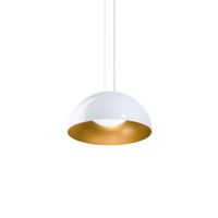 Luminaria Polly Bicolor Blanco/ Dorado 60 Cm