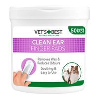 Vet’s Best Almohadillas limpiadoras para oidos 50 u