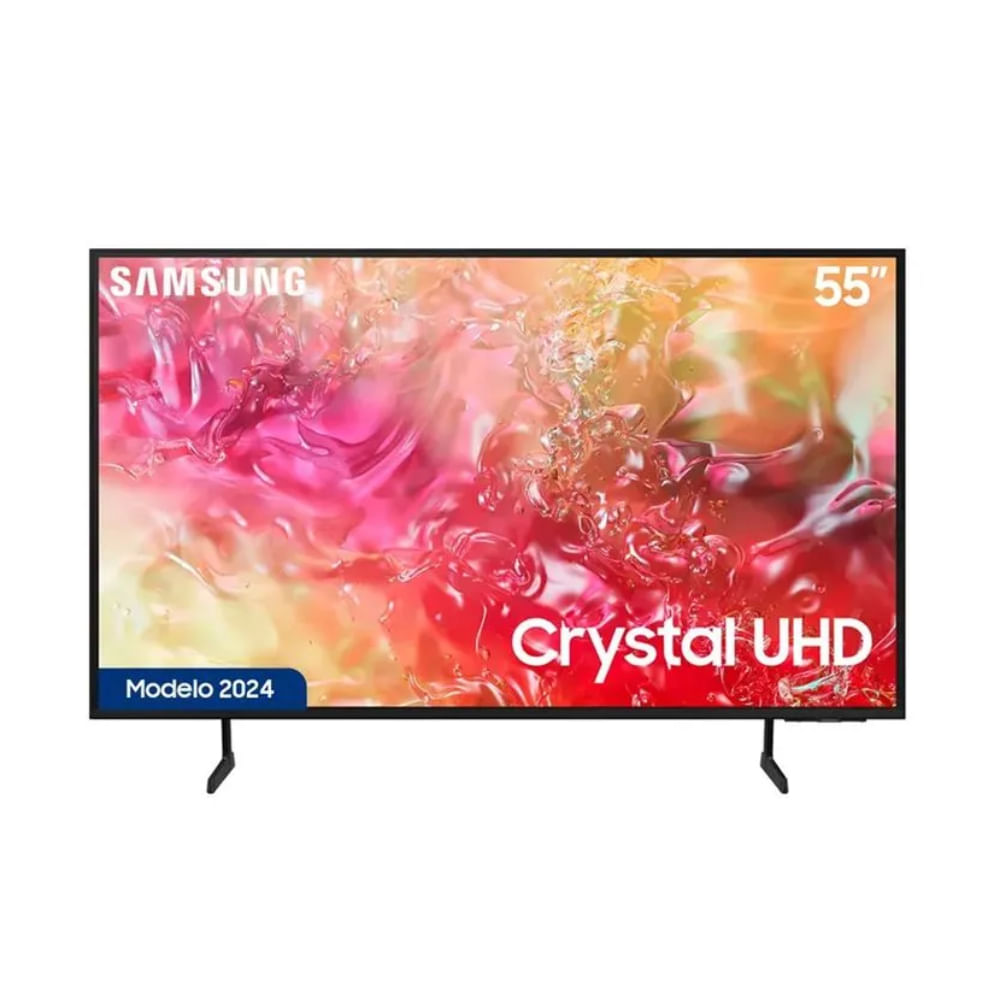 Televisor Samsung LED 55'' Crystal UHD 4K 55DU7000 Tizen OS Smart TV