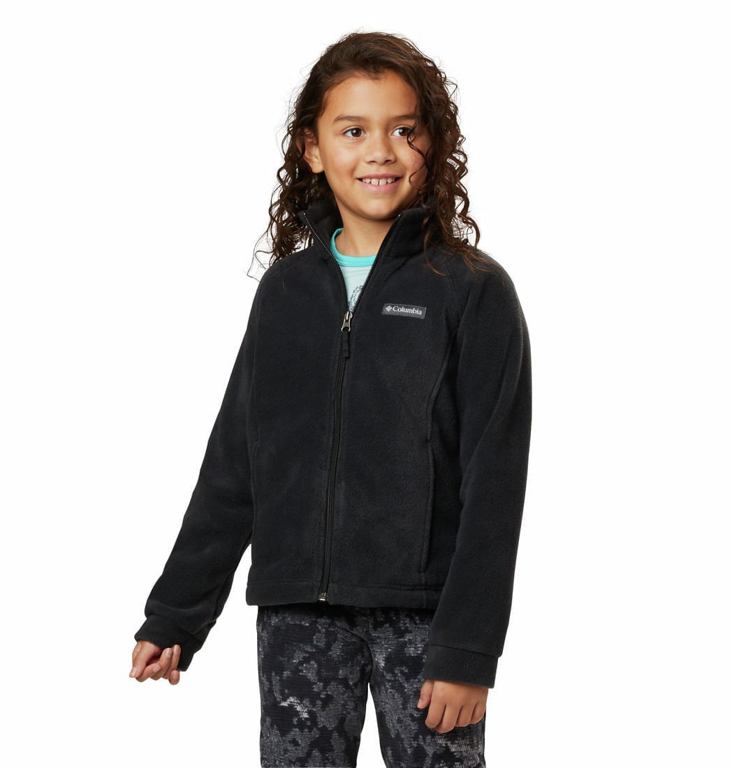 POLAR PARA NIÑA CIERRE COMPLETO BENTON SPRINGS™ NEGRO COLUMBIA
