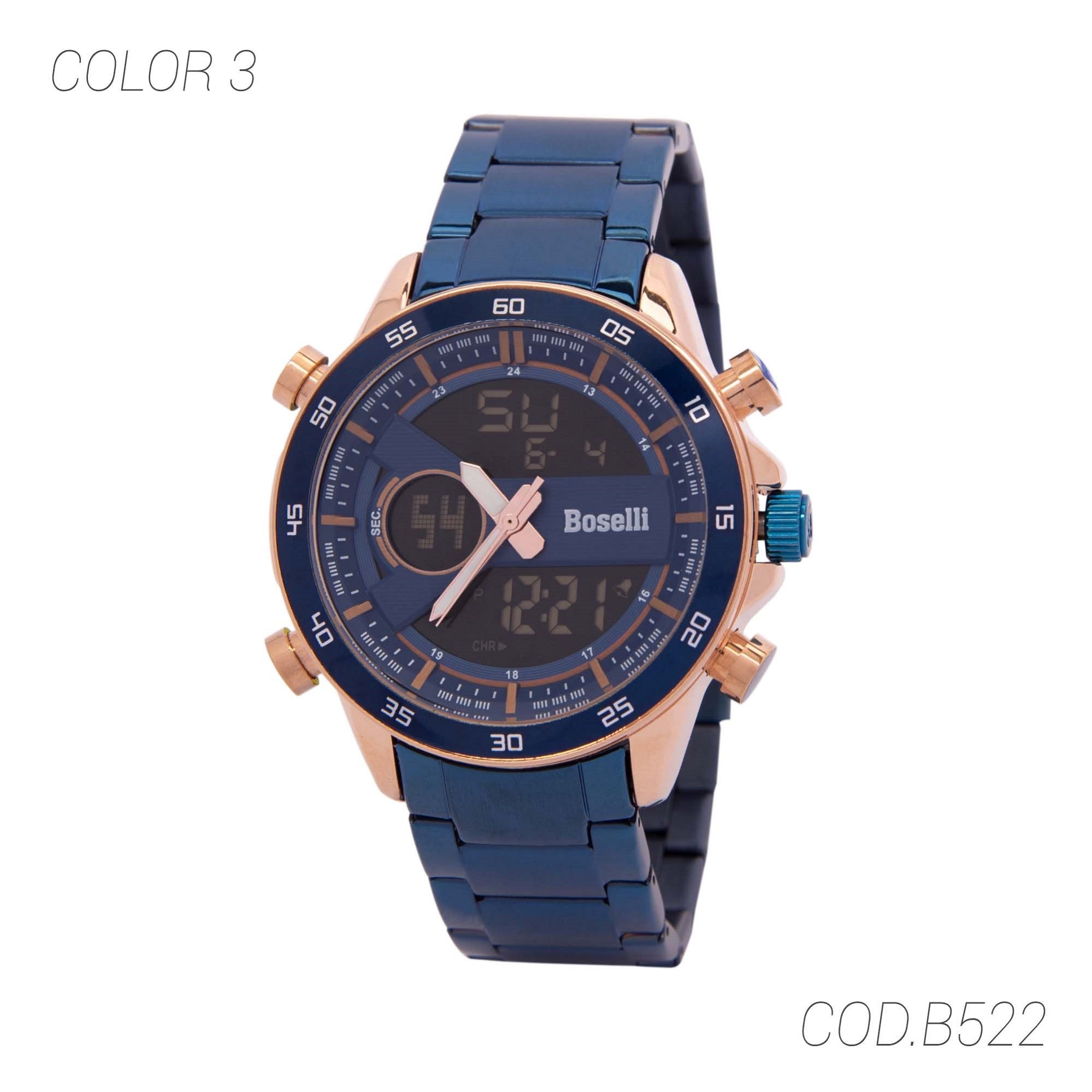 RELOJ ACUATICO HOMBRE B522 BOSELLI - 1018027