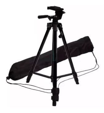 Tripode Camara Celular 4 Secciones 1.35m + Funda + Soporte