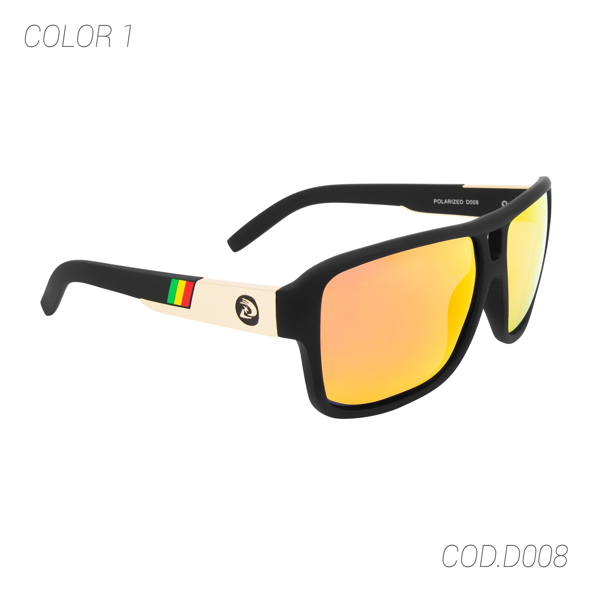 LENTES DE SOL POLARIZADA UNISEX D008 DUBERY - 1014723