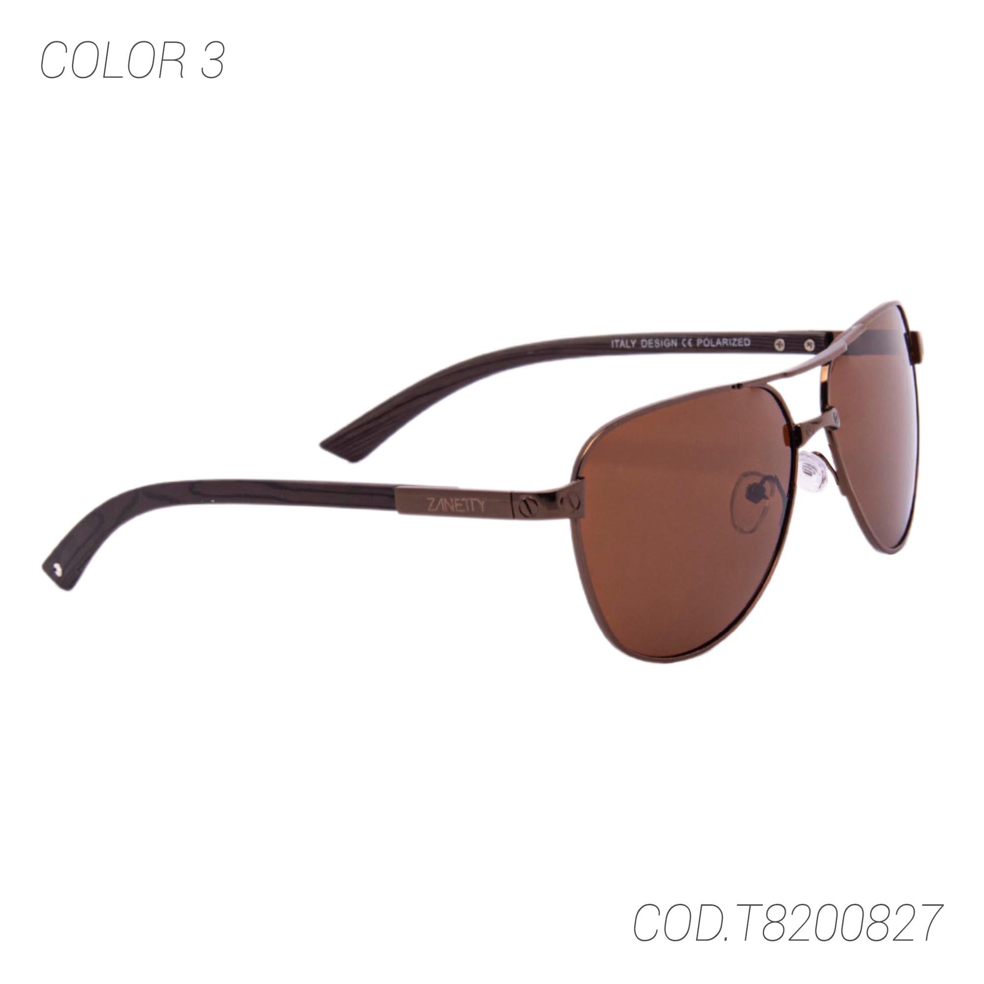 LENTES DE SOL POLARIZADA UNISEX T8200827 ZANETTY - 1017951
