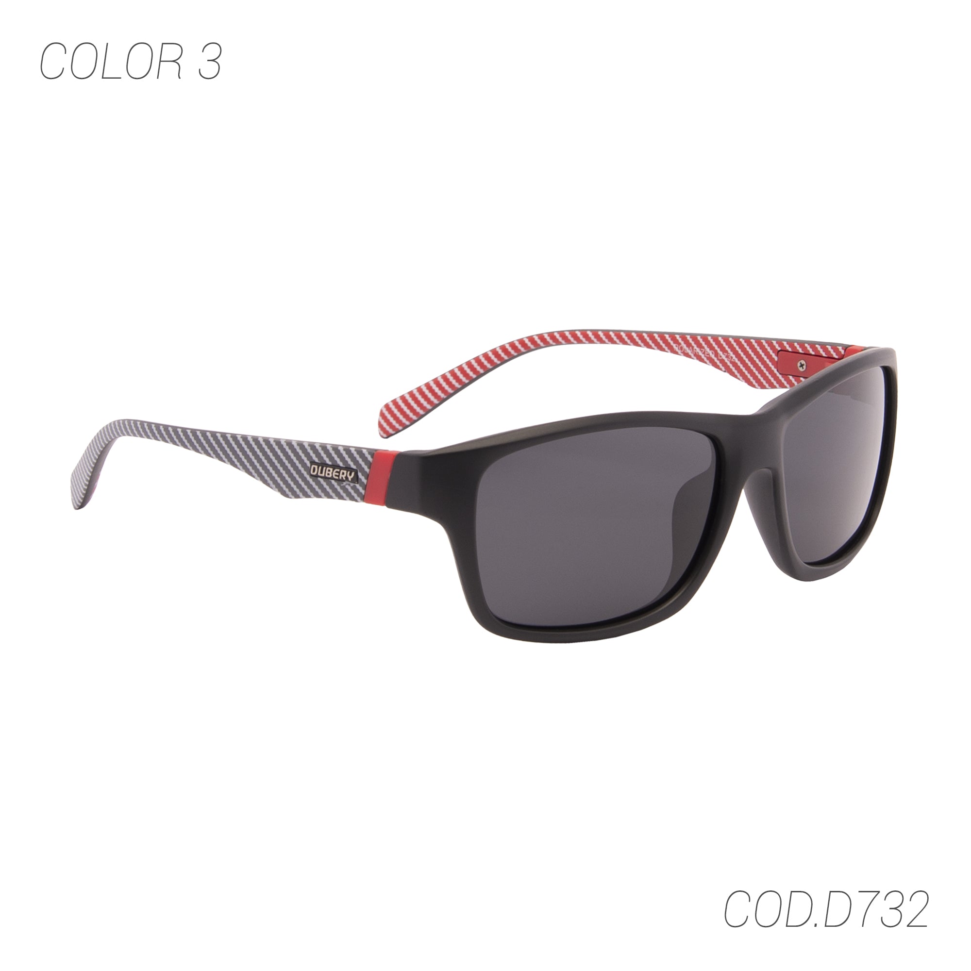 LENTES DE SOL POLARIZADA UNISEX D732 DUBERY - 1016025