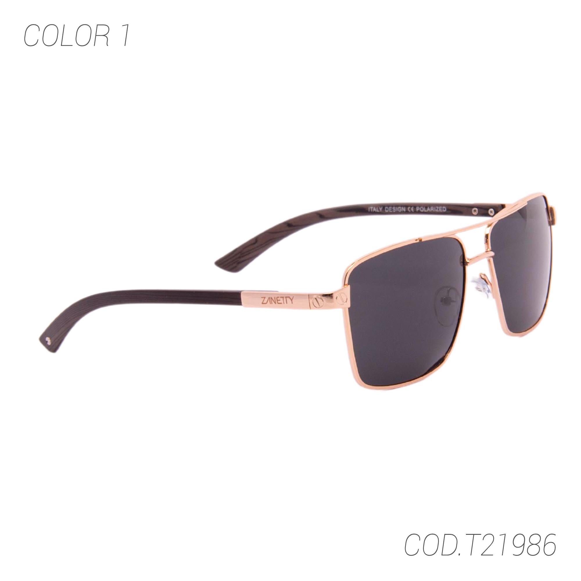 LENTES DE SOL POLARIZADA UNISEX T21986 ZANETTY - 1017961