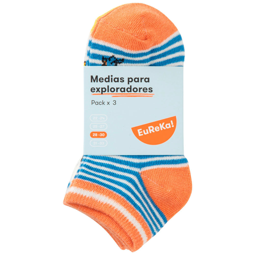 Medias Pack x 3 Mod5 Niño EUREKA