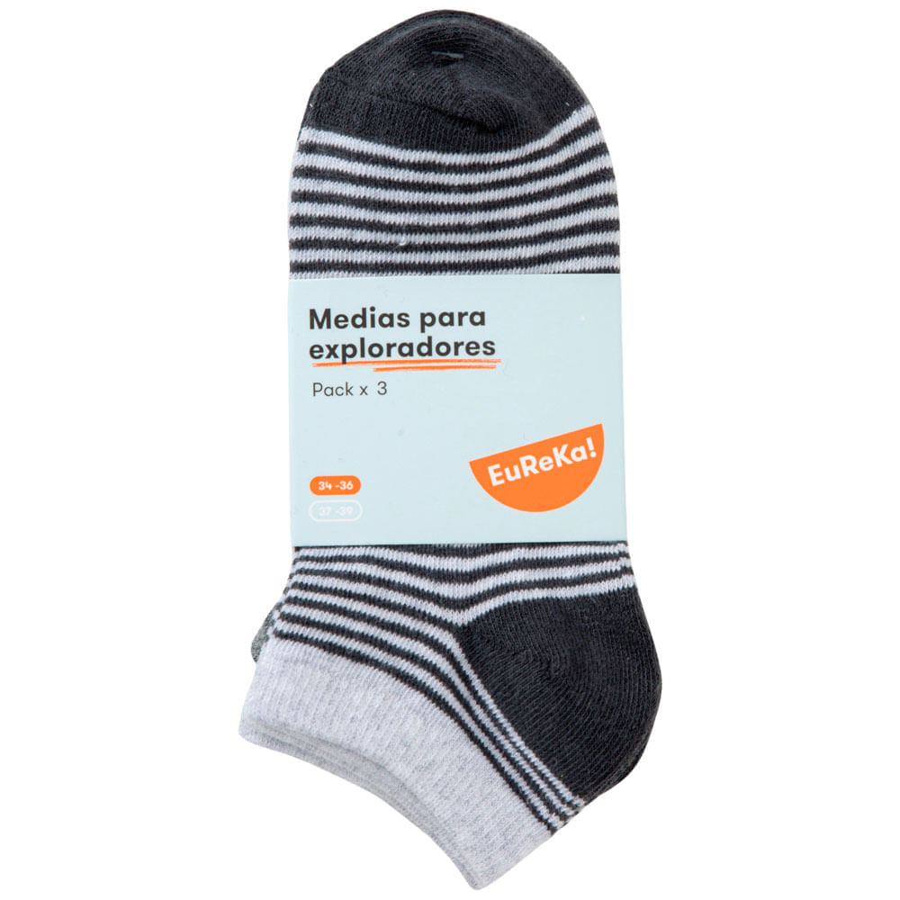 Medias Pack x 3 Mod6 Teen Niño EUREKA