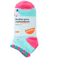 Medias Pack x 3 Mod4 Niña EUREKA