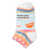 Medias Pack x 3 Mod4 Niña EUREKA