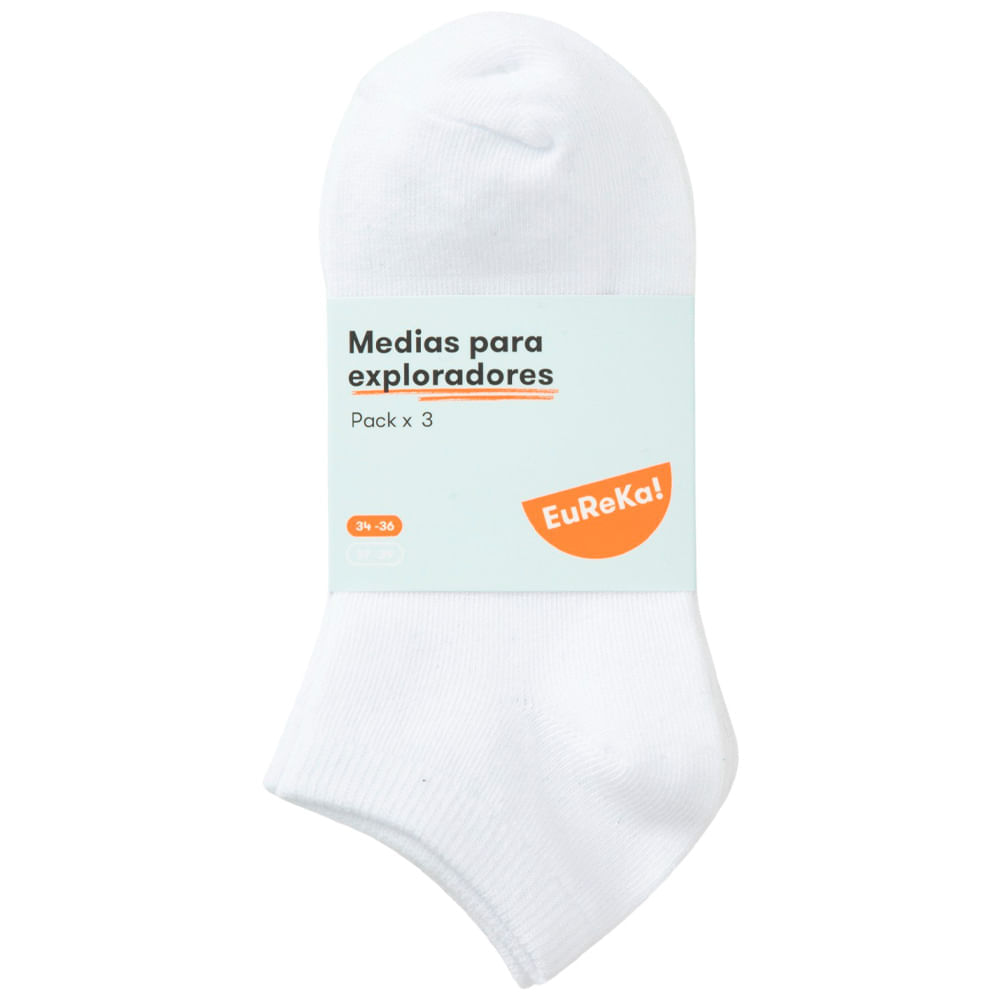 Medias Pack x 3 Mod10 unisex Unisex EUREKA