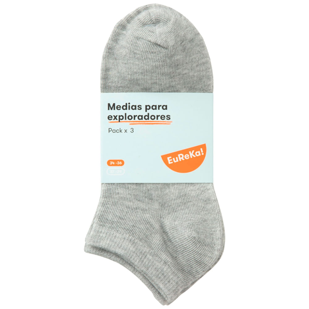 Medias Pack x 3 Mod10 unisex Unisex EUREKA