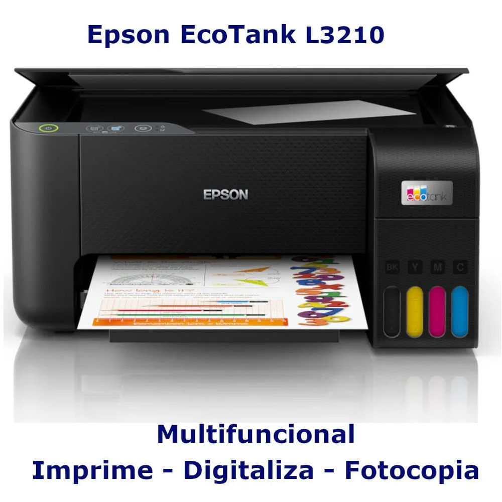 Impresora Multifuncional Epson L3210 Ecotank