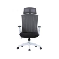 Silla de Escritorio Work Lux C/Cabecera Gris/Negro - Ziyaz