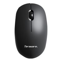 Mouse inalámbrico Teraware MO-297W-B 1600dpi, bluetooth, 4 botones, receptor 2.4Ghz, recargable, negro