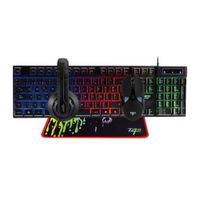 Kit Gamer Teraware Mouse + Teclado + MousePad + Headset Led