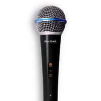 Micrófono alámbrico Decibel FM-558 3M 1/4"" XLR, negro