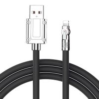 Cable Ligthning A USB, 1m, 12W, Silicona, Negro