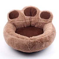 Cama Pata de Oso Talla L Marrón