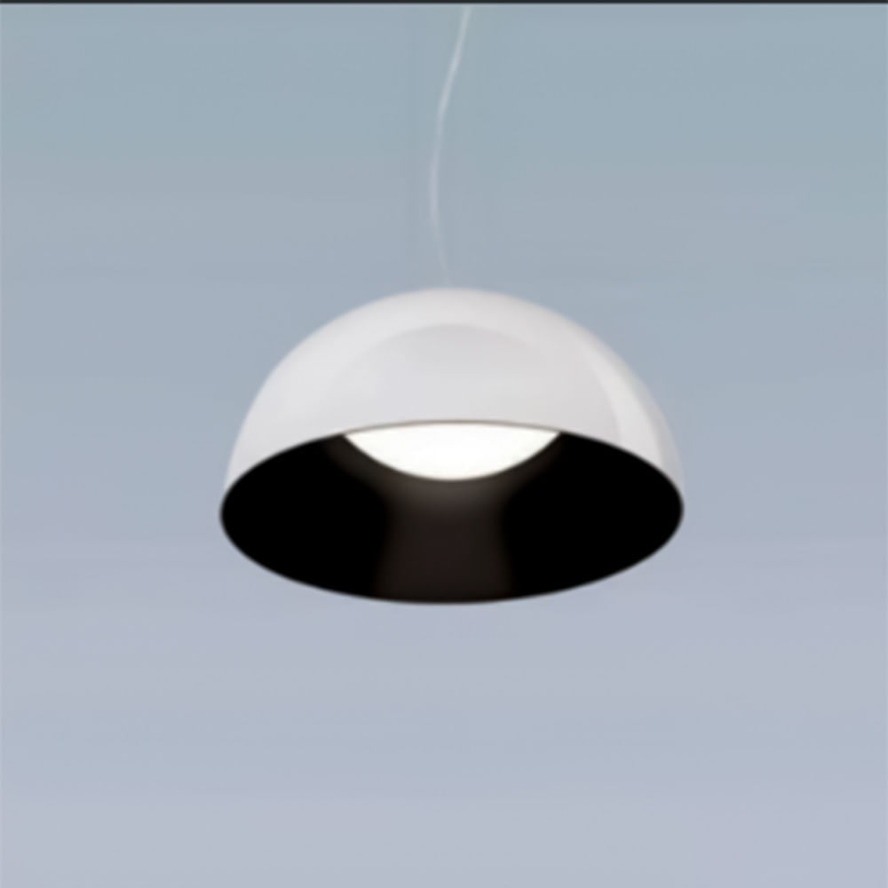 Luminaria Polly Bicolor Blanco/ Negro 60 Cm