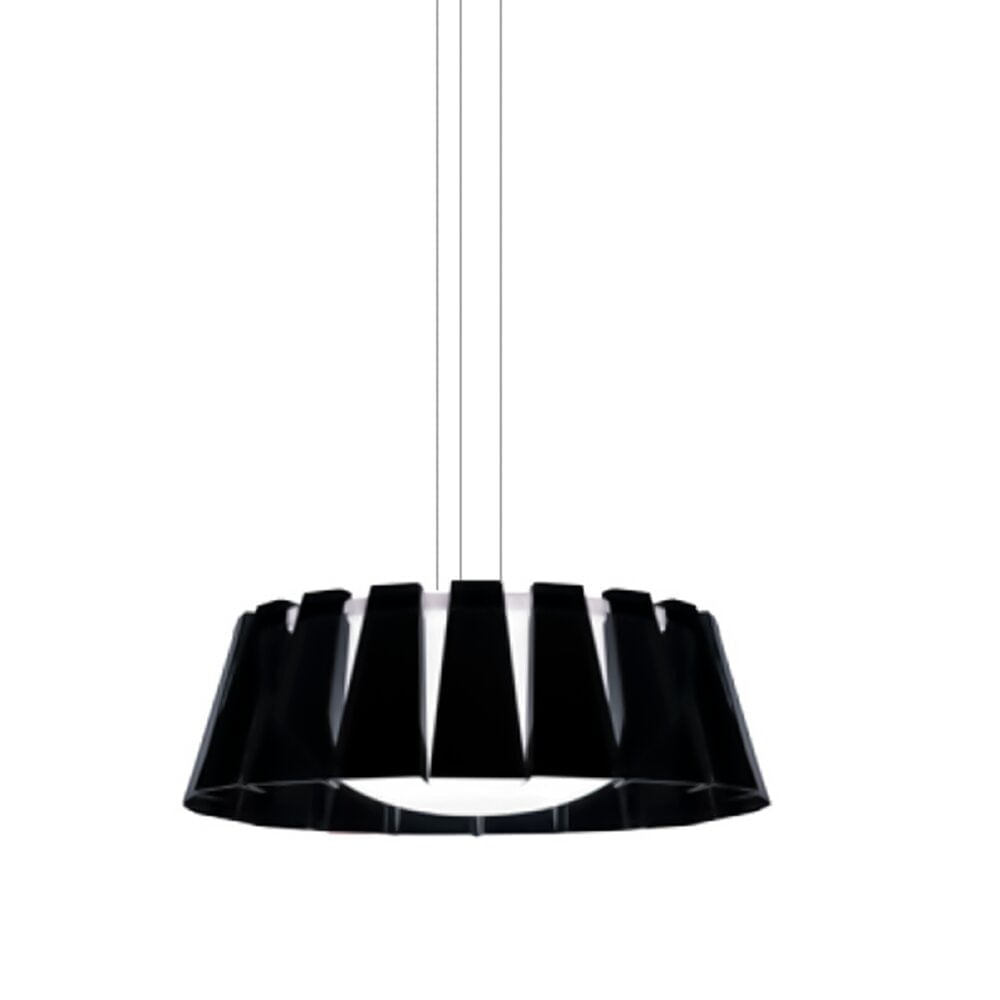 Luminaria Colgante Luna Negro 57Cm