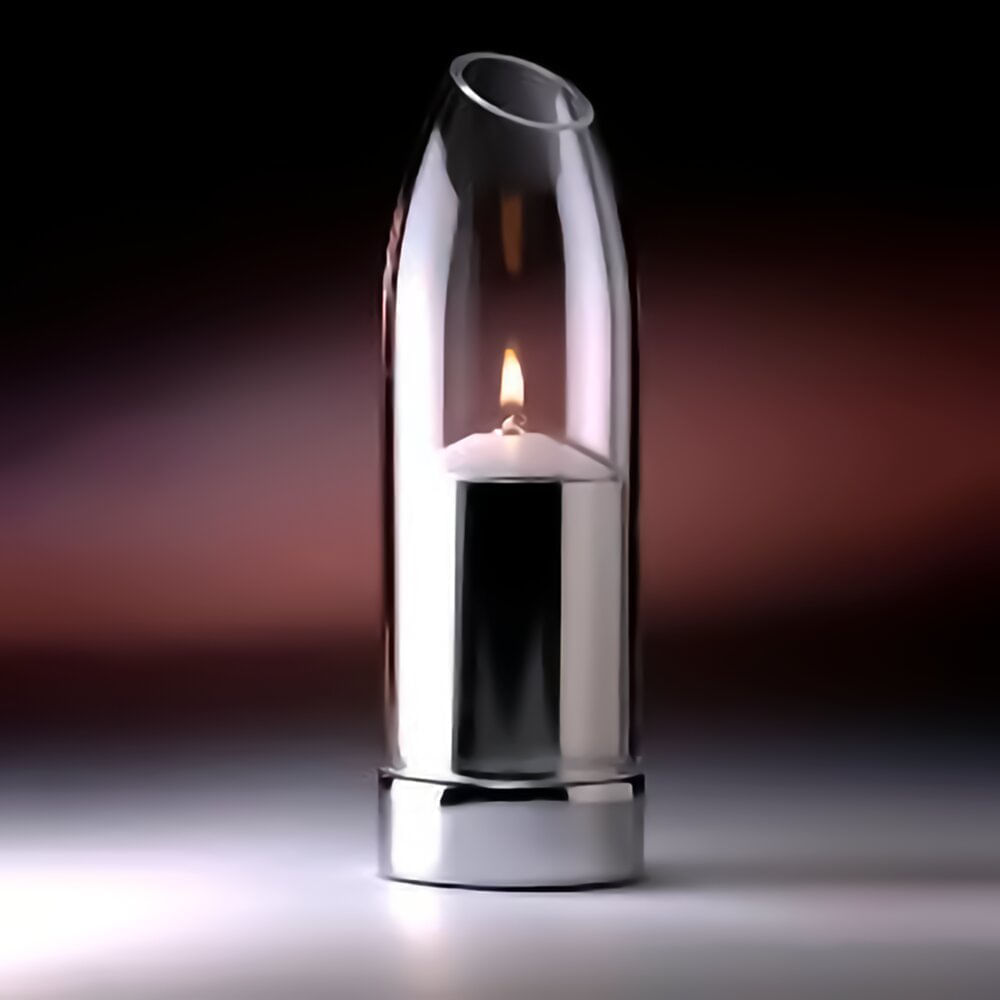Velas Artificiales Jim Cromo Cristal 2