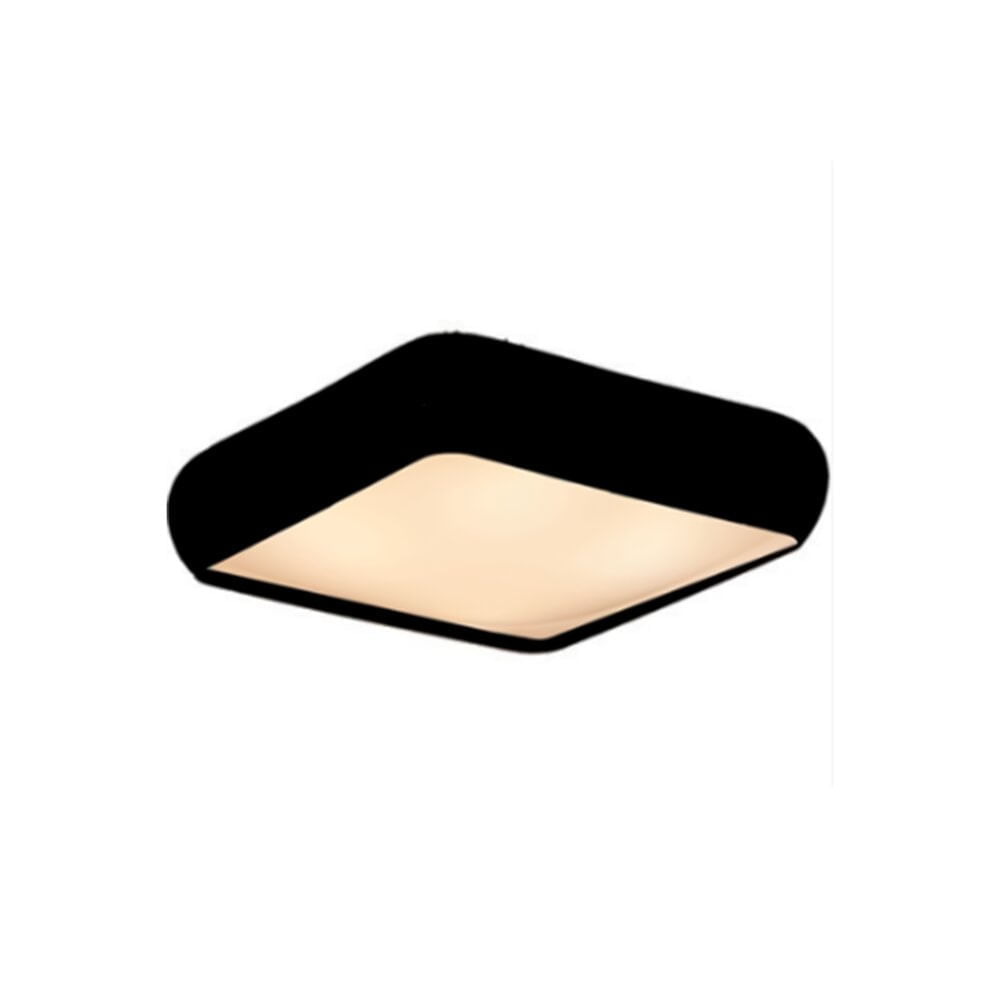Luminaria Colgante Kaoni Cuadrado Negro
