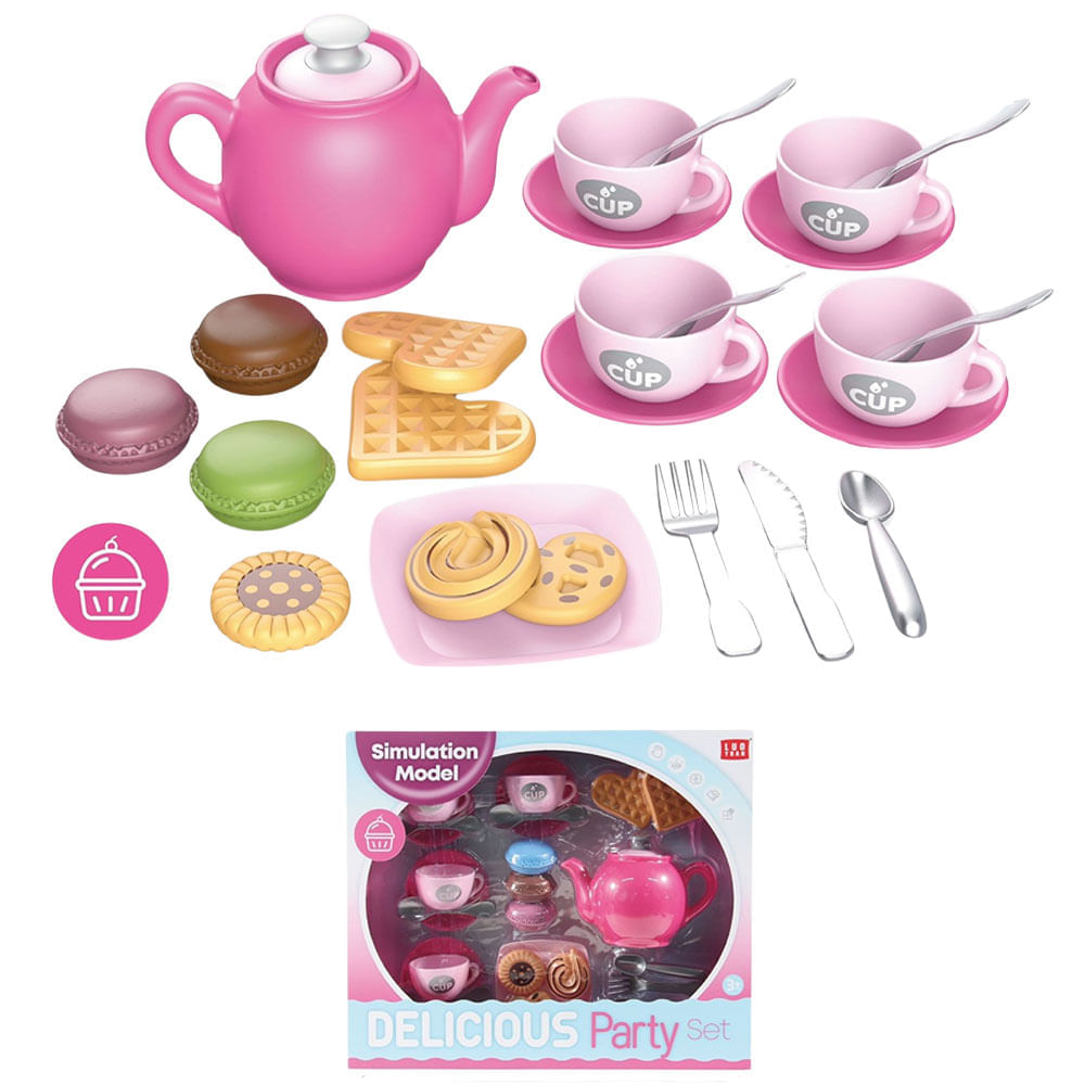 Juego De Tazas De Te Rosado KAILE TOYS Ly8632A