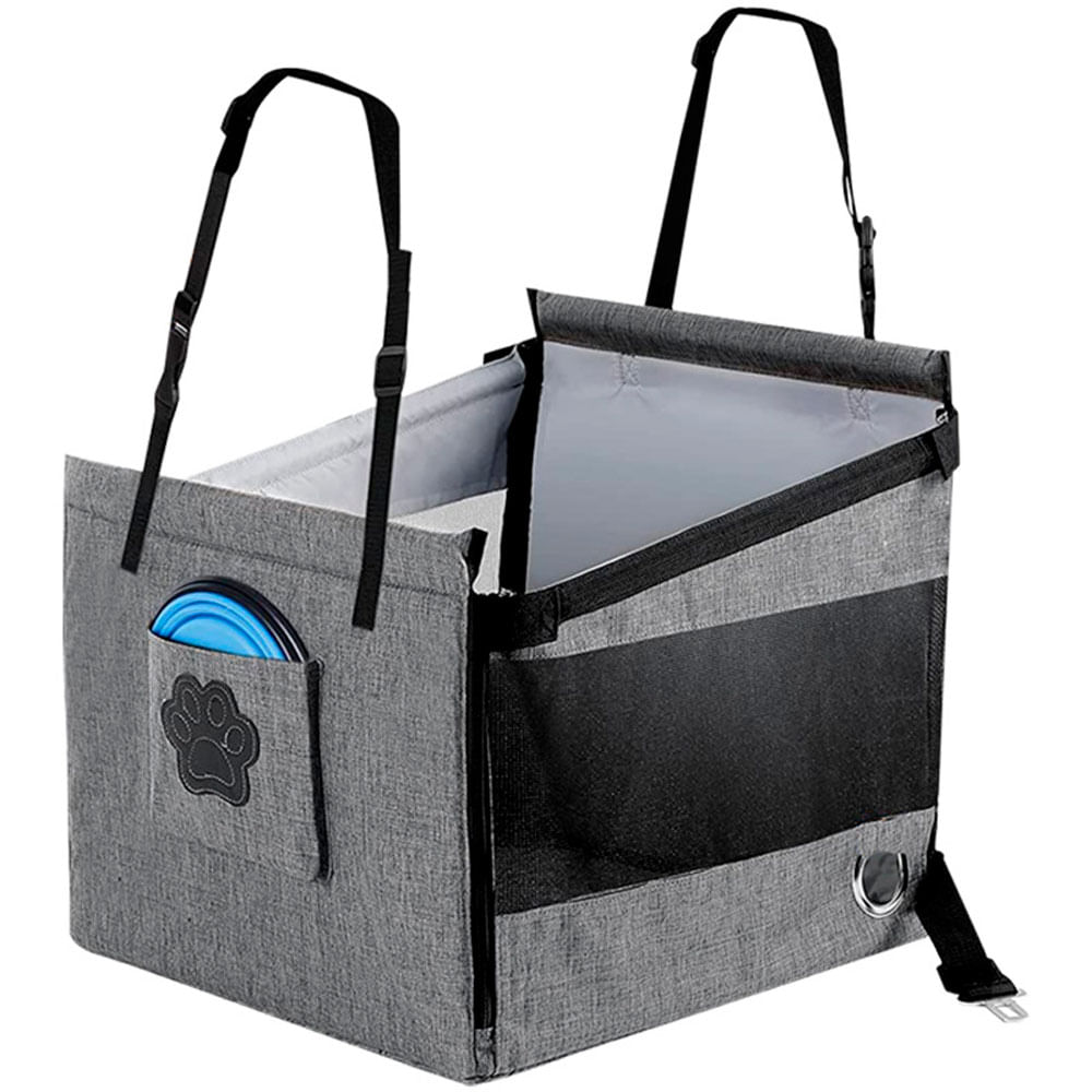 Asiento copiloto perros grandes Gris